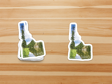 Idaho Landscape Sticker